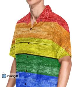 Rainbow MenS Hawaiian Shirt Gift 1