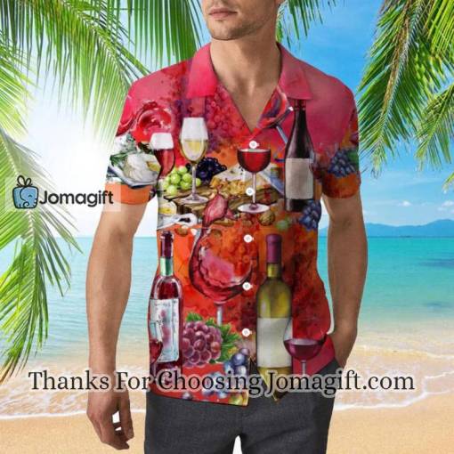 Red Wine Hawaiian Shirt WT4116