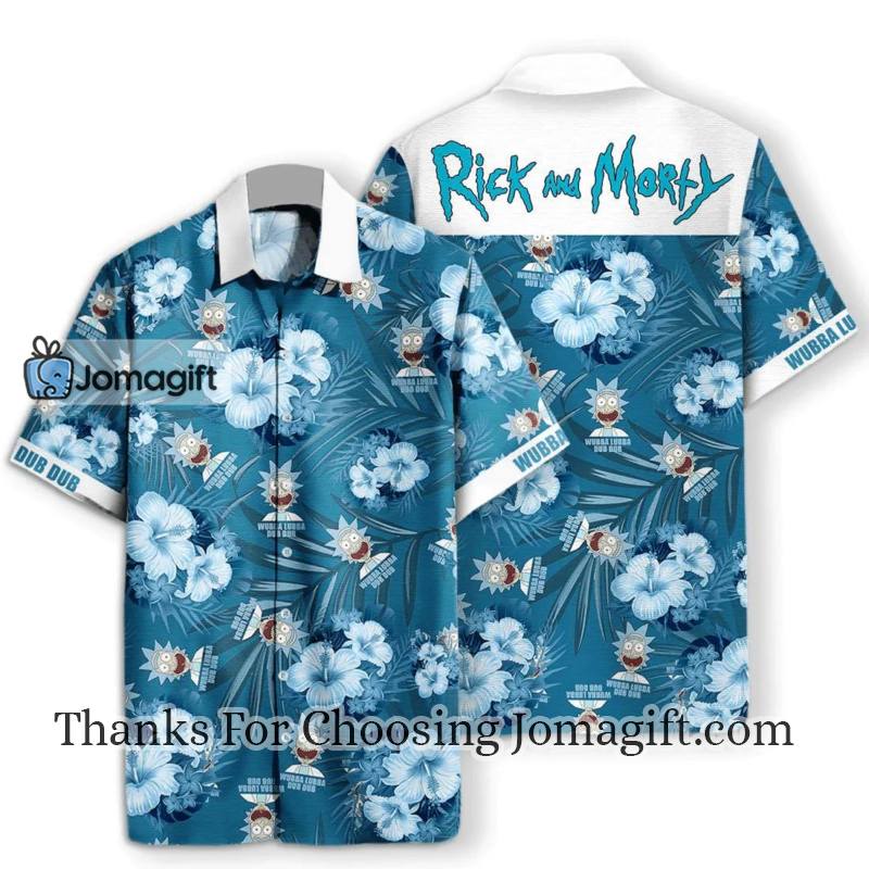 Rick And Morty Hawaiian Shirt Rick Wubba Lubba Dub Dub 1