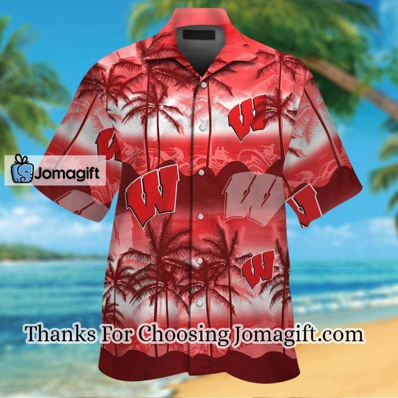 SPECIAL EDITION Ncaa Wisconsin Badgers Hawaiian Shirt Gift