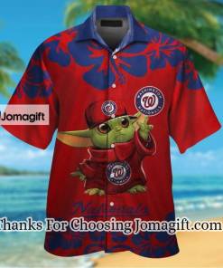 [SPECIAL EDITION] Washington Nationals Baby Yoda Hawaiian Shirt Gift