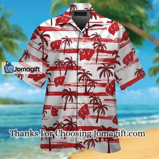 [SPECIAL EDITION] Wisconsin Badgers Hawaiian Shirt  Gift