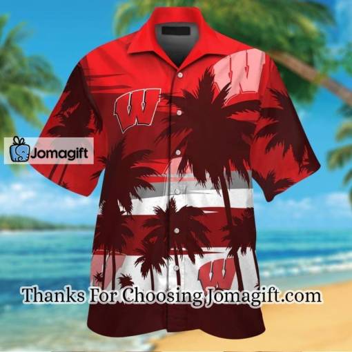 [STYLISH] Ncaa Wisconsin Badgers Hawaiian Shirt  Gift