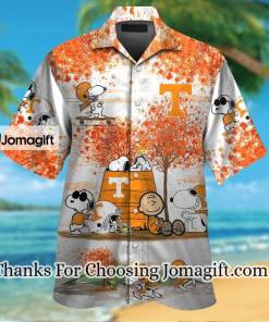 [STYLISH] Tennessee Volunteers Snoopy Autumn Hawaiian Shirt Gift
