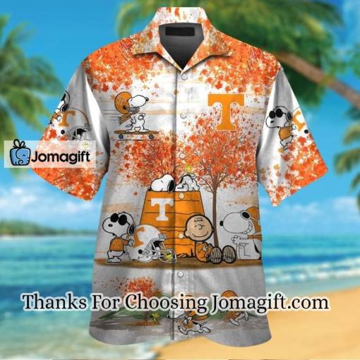 [STYLISH] Tennessee Volunteers Snoopy Autumn Hawaiian Shirt Gift