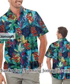 STYLISH Usc Trojans Floral Hawaiian Shirt Gift