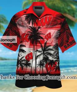 STYLISH Wisconsin Badgers Hawaiian Shirt Gift 1
