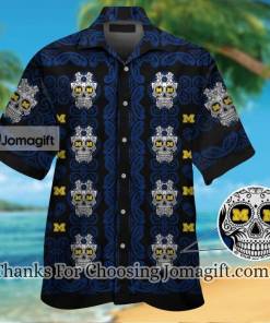 Special Edition Michigan Wolverinesskull Hawaiian Shirt Gift
