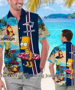 [Special Edition] New England Patriots Simpsons Personalized Hawaiian Shirt Gift