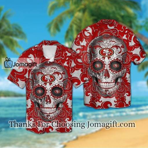 [Special Edition] San Francisco 49Ers Sugarskull Hawaiian Shirt Gift