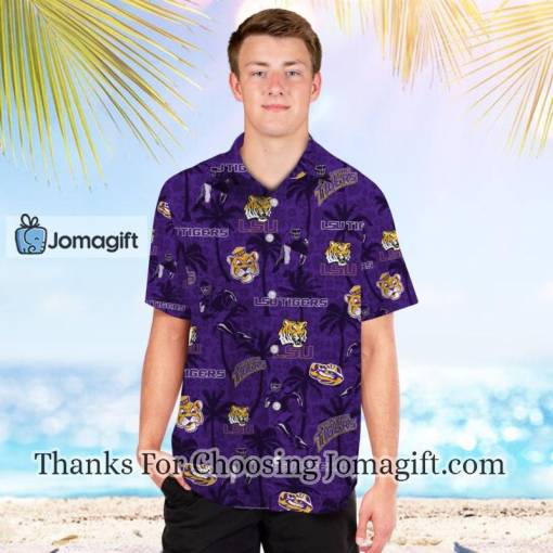 [Stylish] Lsu Tigers Personalized Coconut Hawaiian Shirts Gift