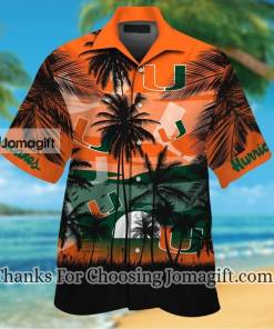[Stylish] Miami Hurricanes Tropical Hawaiian Shirt Gift