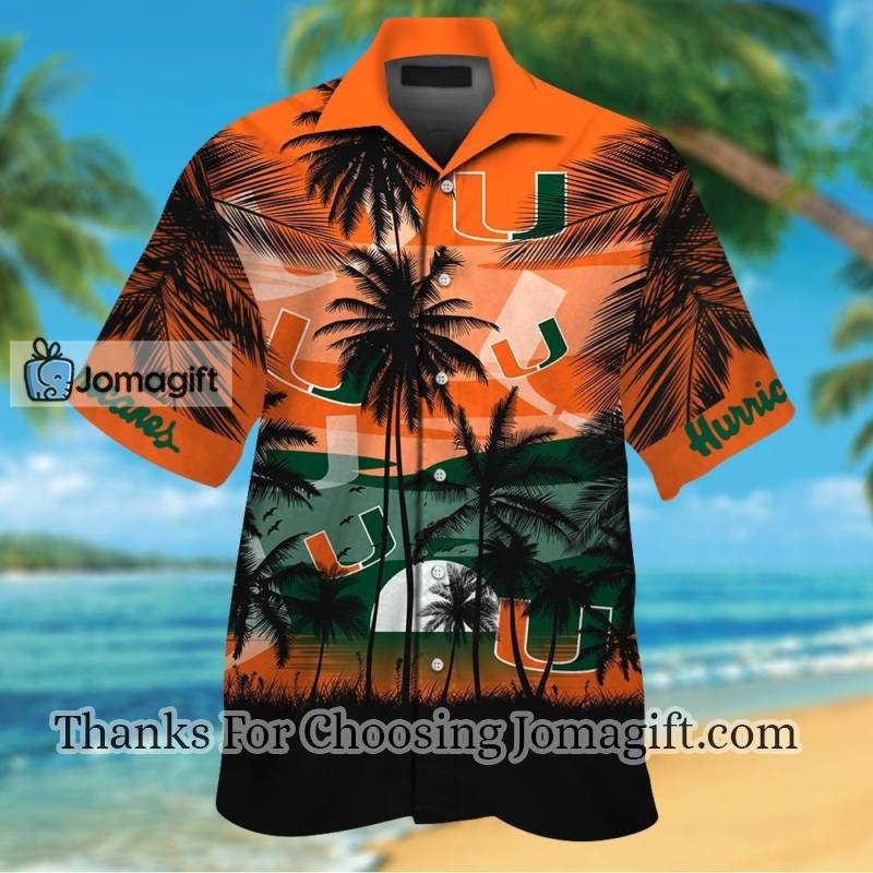 Stylish Miami Hurricanes Tropical Hawaiian Shirt Gift