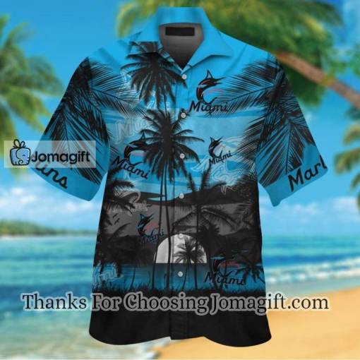 [Stylish] Miami Marlins Hawaiian Shirt Gift