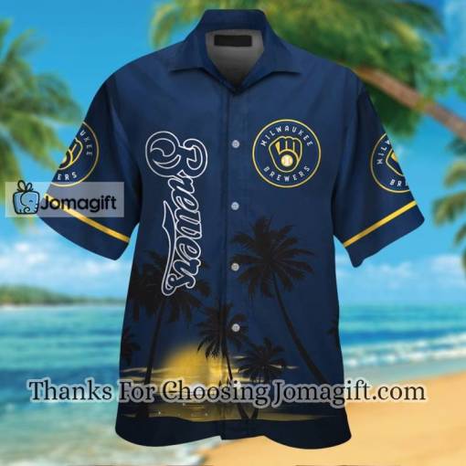[Stylish] Milwaukee Brewers Hawaiian Shirt Gift