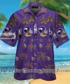 [Stylish] Minnesota Vikings Hawaiian Shirt Gift