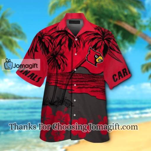 [Stylish] Ncaa Louisville Cardinals Hawaiian Shirt Gift