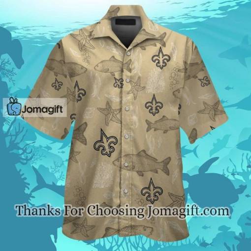 [Stylish] New Orleans Saints Hawaiian Shirt Gift