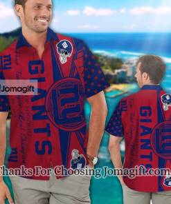Stylish New York Giants Hawaiian Shirt Gift