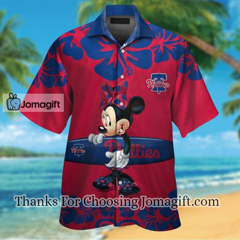 Stylish Philadelphia Phillies Minnie Mouse Hawaiian Shirt Gift