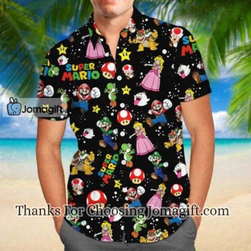 Super Mario Princess Hawaiian Shirt Gift