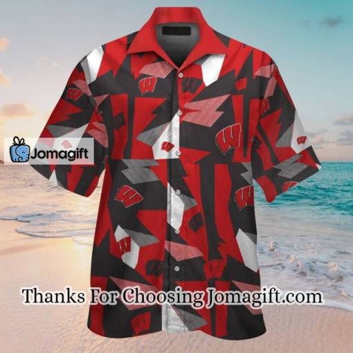 [TRENDY] Ncaa Wisconsin Badgers Hawaiian Shirt  Gift