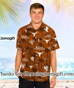 TRENDY Texas Longhorns Coconut Hawaiian Shirt With Custom Name Gift
