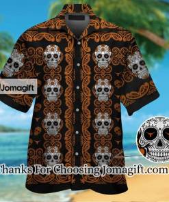 TRENDY Texas Longhornsskull Hawaiian Shirt Gift