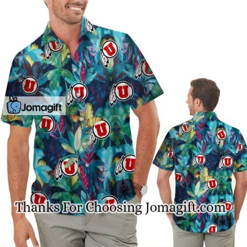 [TRENDY] Utah Utes Floral Hawaiian Shirt Gift
