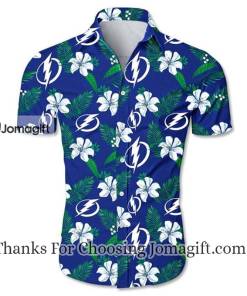 Tampa Bay Lightning Tropical Flower Hawaiian Shirt Gift