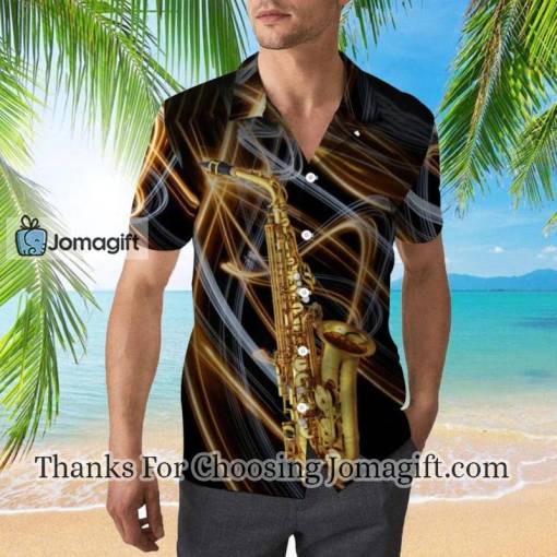 The Saxophone Art Hawaiian Shirt