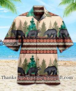 Timberline Bear Brown Hawaiian Shirt 1