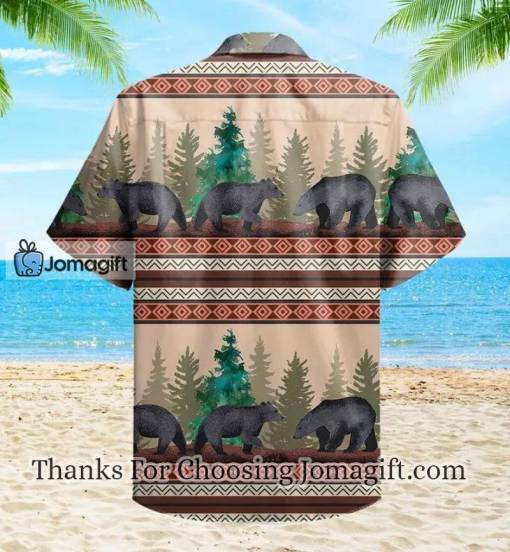 Timberline Bear Brown Hawaiian Shirt