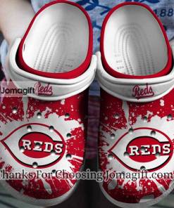 Cincinnati Reds Baseball Logo Team Crocs Clog Shoes