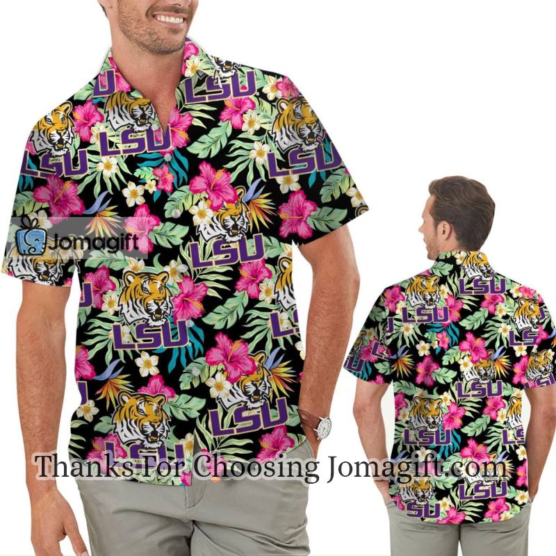 Trendy Lsu Tigers Hibiscus Hawaiian Shirts Gift