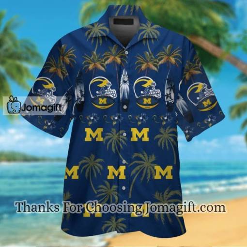 [Trendy] Ncaa Michigan Wolverines Hawaiian Shirt Gift