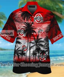 [Trendy] Ohio State Buckeyes Tropical Hawaiian Shirt Gift