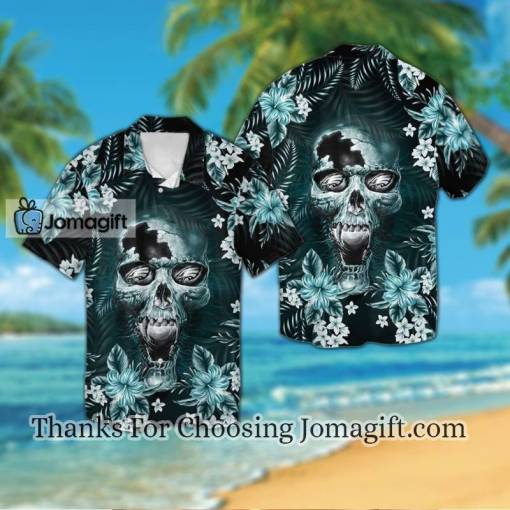 [Trendy] Philadelphia Eaglesskull Hawaiian Shirt Gift