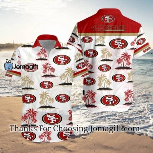 [Trendy] San Francisco 49Ers Hawaiian 3D Shirts Hawaiian Shirt Gift