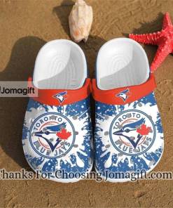 [Trendy] Toronto Blue Jays Logo Pattern Crocs Gift
