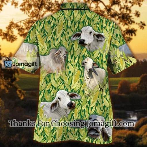 Vintage Farm Hawaiian Shirts Men Brahman Hawaiian Shirt