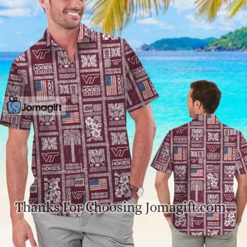 Virginia Tech Hokies Summer Commemorative Hawaiian Shirt Gift