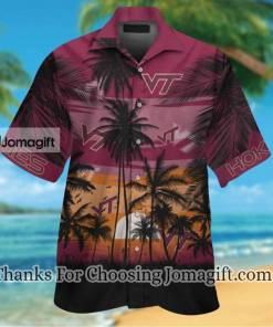 Virginia Tech Hokies Tropical Aloha Hawaiian Shirt Gift