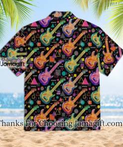 Watercolor Electric Guitar Hawaiian Shirt