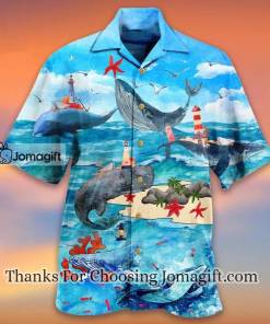 Whale Love Ocean Love Sky Edition Hawaiian Shirt