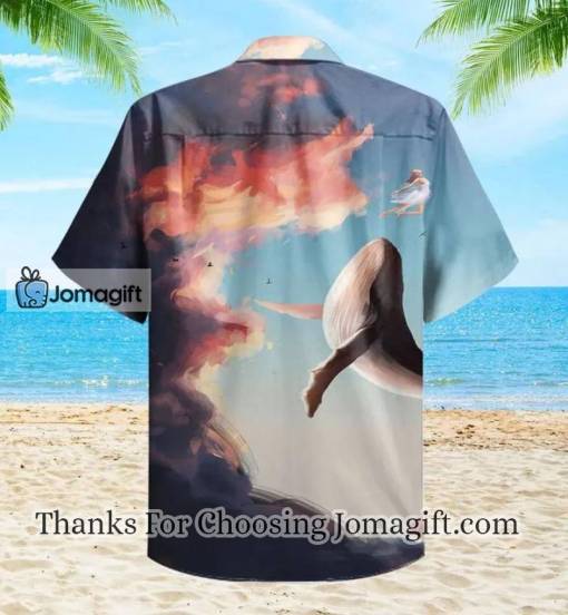 Whale Sky Colorful Hawaiian Shirt