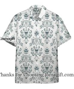 White Haunted Mansion Hawaiian Shirt 1