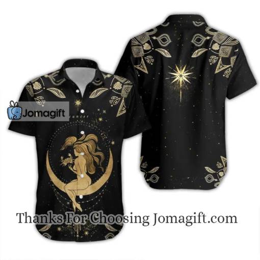 ancer Golden Zodiac Hawaiian Shirt