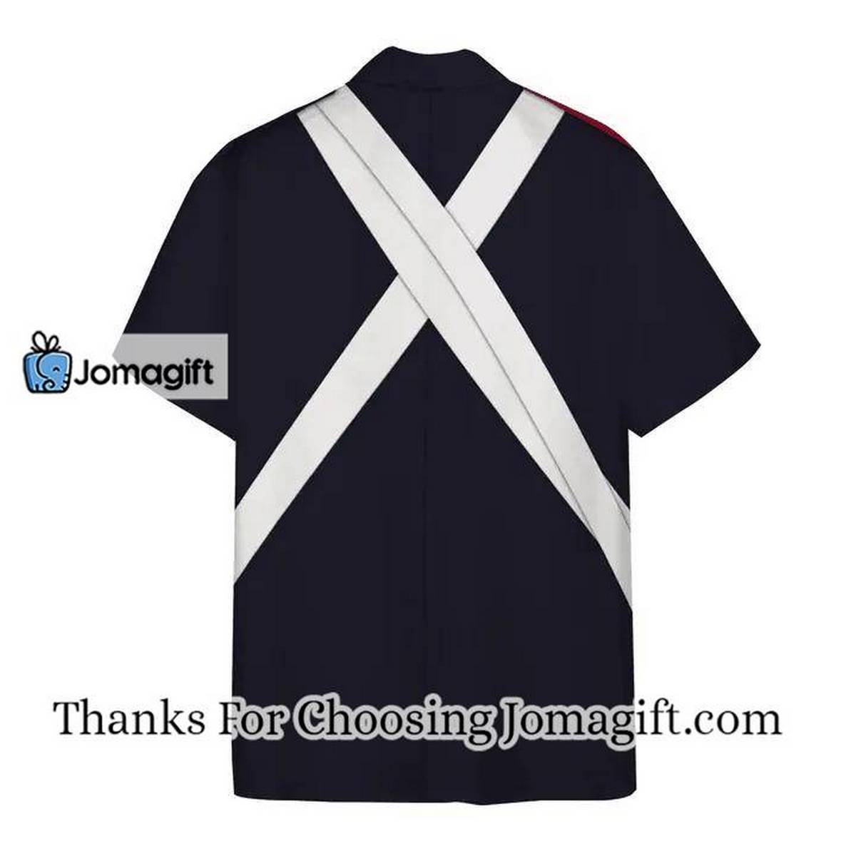 3D Continental Army Costume Short Sleeve Shirt Hawaiian shirt for men women 2