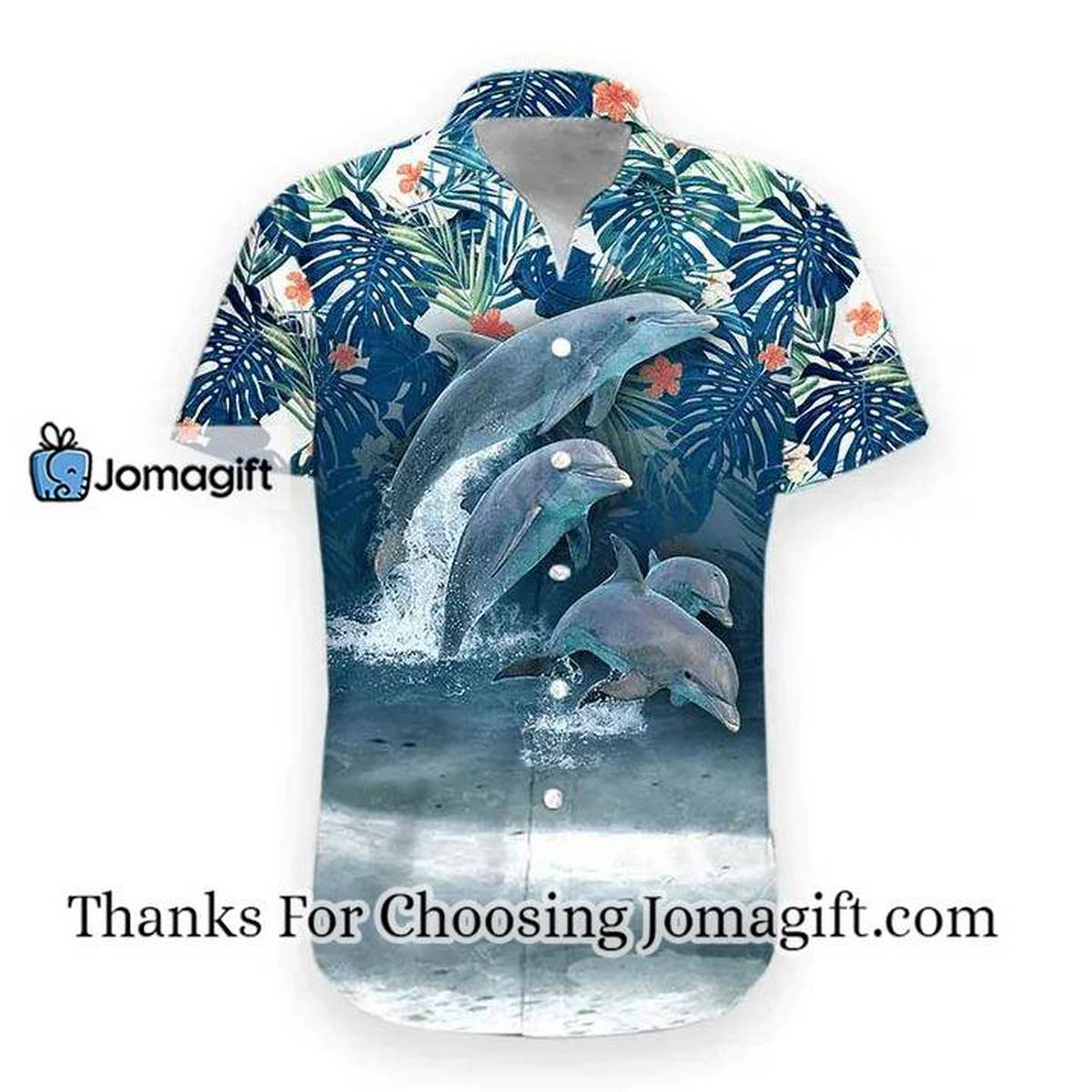 3D Dolphin Hawaii Shirt Hawaiian shirt for men women 1
